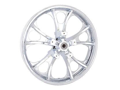 21in. x 3.50in. wide Largo 3D Wheel with Front Hub - Chrome. Fits Touring 2008up with ABS