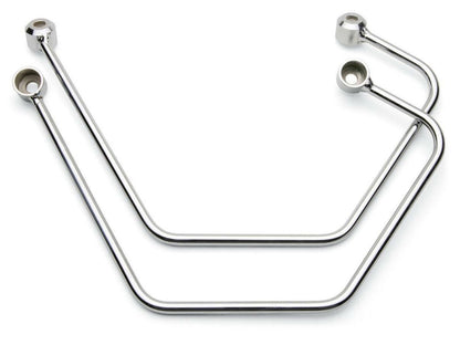Saddlebag Supports - Chrome. Fits Yamaha V-Star XVS650 Classic 1998-2019