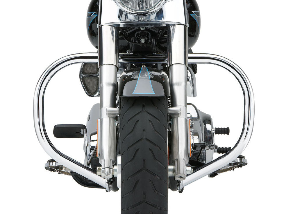 Engine Guard Freeway Bar - Chrome. Fits FL Softail 2000-2017.