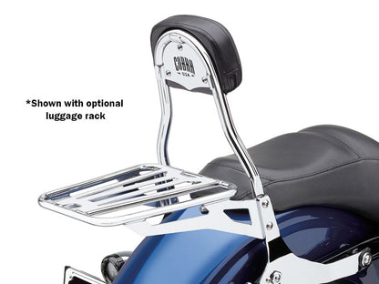 Short Quick Detachable Sissy Bar Kit - Chrome. Fits Dyna 2006-2017.