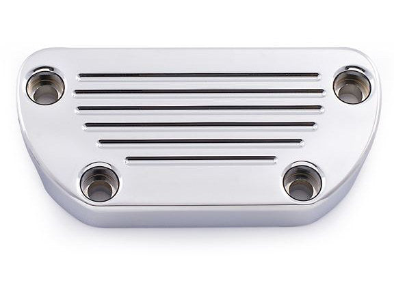 Speedo Bracket - Chrome. Fits OEM Style Straight Risers using Dakota MCL, MCV or MLX Series Gauges.