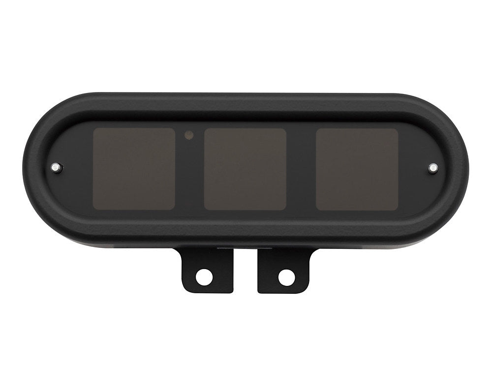 Handlebar Mounted Oval Speedometer/Tachometer - Black. Fits Softail 2011-2017, Dyna 2012-2017 & Sportster 2014-2021.