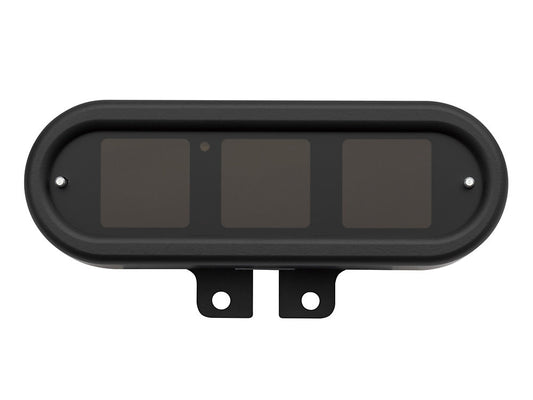 Handlebar Mounted Oval Speedometer/Tachometer - Black. Fits Softail 2011-2017, Dyna 2012-2017 & Sportster 2014-2021.