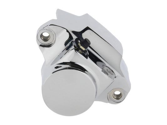 Rear Brake Caliper - Chrome. Fits Softail 1987-1999, Dyna 1991-1999, FXR 1987-1994, Touring 1991-1999 & Sportster 1987-1999