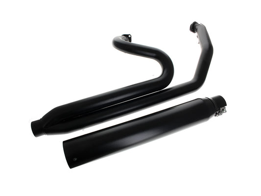 Diablo Gato Big Bore 2-into-1 Exhaust - Black. Fits Touring 2017up