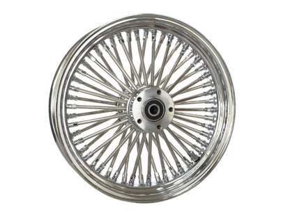16in. x 3.5in. Mammoth Fat Spoke Rear Wheel - Chrome. Fits Softail 2000-2007, Dyna 2000-2005, Sportster 2000-2004 & Touring 2000-2001.