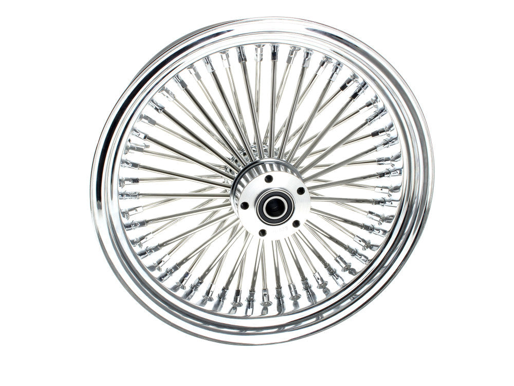 18in. x 5.5in. Mammoth Fat Spoke Rear Wheel - Chrome. Fits Softail 2008up.