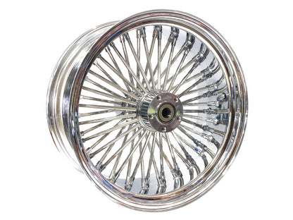18in. x 8.5in. Mammoth Fat Spoke Rear Wheel - Chrome. Fits Breakout, Fat Boy & FXDR 2018up Models with ABS.