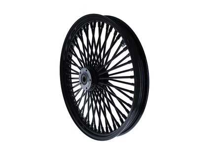 21in. x 2.15in. Mammoth Fat Spoke Front Wheel - Gloss Black. Fits FX Softail 2000-2006 & Dyna Wide Glide 2000-2005.