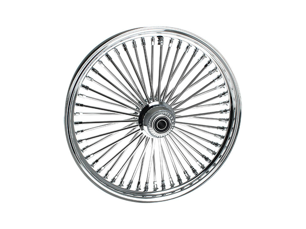 21in. x 3.5in. Mammoth Fat Spoke Front Wheel - Chrome. Fits Fatboy 2018up