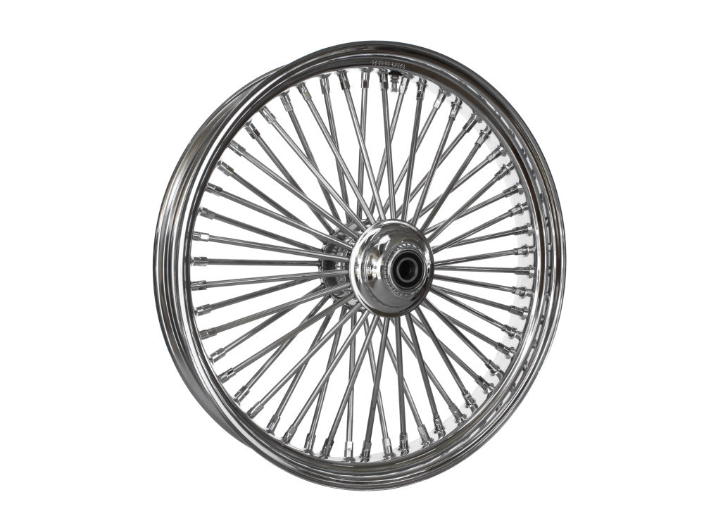 23in. x 3.5in. Mammoth Fat Spoke Front Wheel - Chrome. Fits FX Softail 2007-2010.