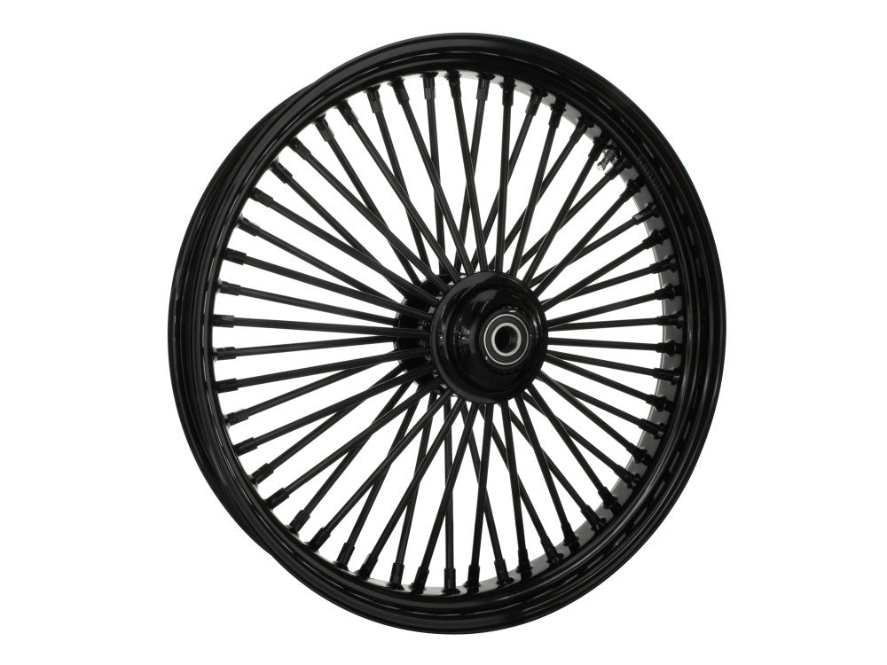 23in. x 3.5in. Mammoth Fat Spoke Front Wheel - Gloss Black. Fits Softail Breakout 2013up.
