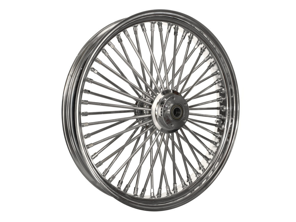 23in. x 3.5in. Mammoth Fat Spoke Front Wheel - Chrome. Fits Touring 2008up