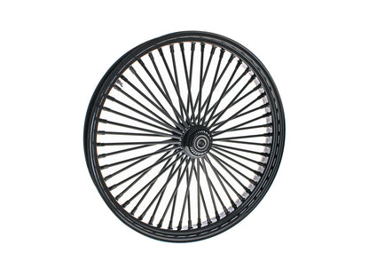26in. x 3.5in. Mammoth Fat Spoke Front Wheel - Gloss Black. Fits Softail Breakout 2013up.