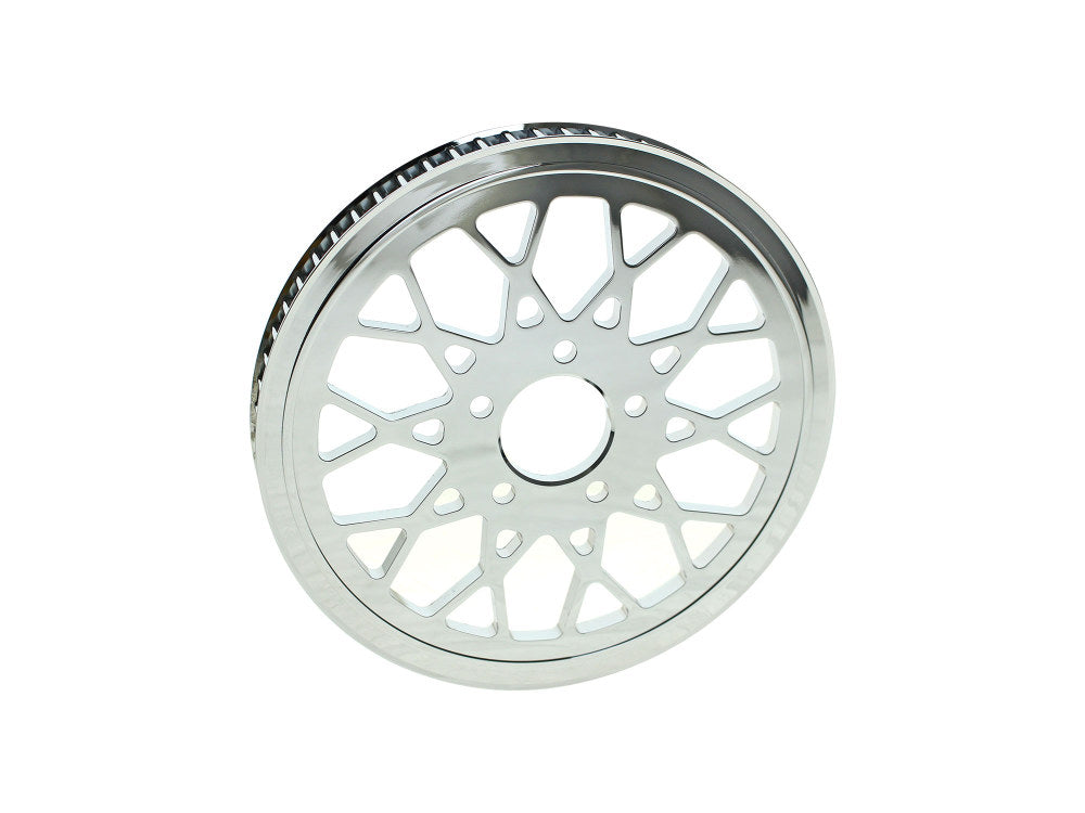 66 Tooth x 1in. Wide Mesh Pulley - Chrome.