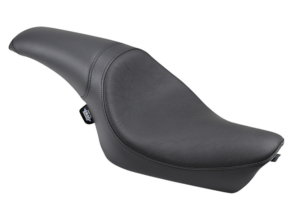 Predator Dual Seat - Smooth Black. Fits Sportster 2004-2021