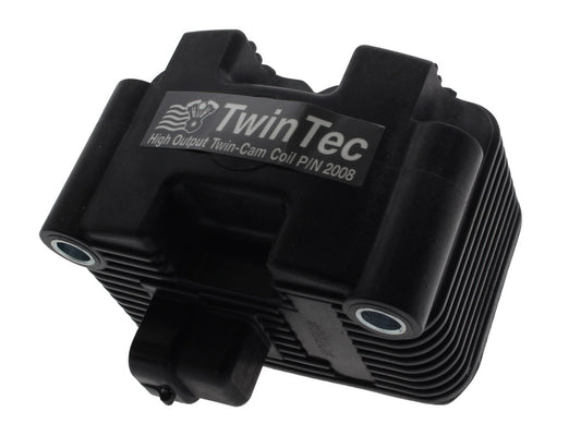 Ignition Coil - Black. Fits Twin Cam 1999-2006 & Sportster 2004-2006 Models with Carburettor.