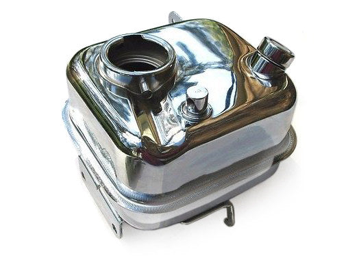 Oil Tank - Chrome. With Provision for Drop In Filter. Fits 4Spd Big Twin 1965-1982.