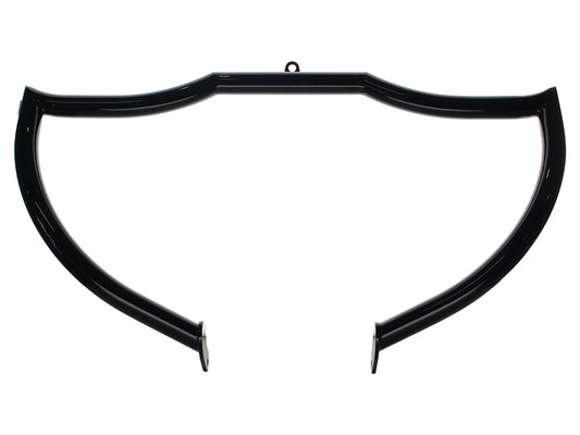 Shield Front Crashbar - Gloss Black. Fits Softail 2001-2017.