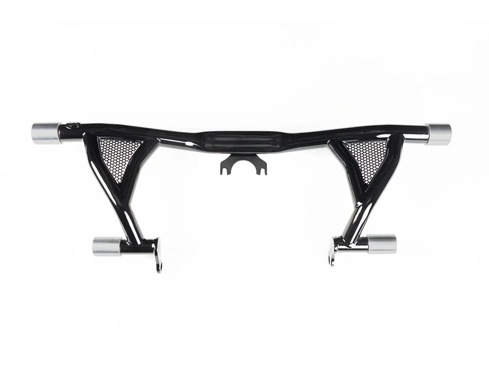 Road Warrior Front Crashbar - Gloss Black. Fits Touring 2009up