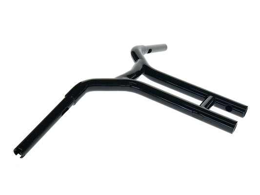 14in. x 1-1/4in. Cali Straight T-Bar Handlebar - Gloss Black.