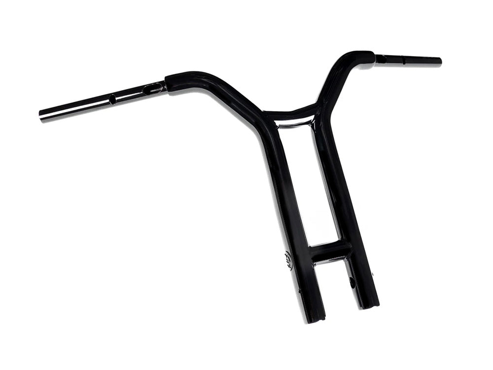 16in. x 1-1/2in. Factory Racing Straight T-Bar Handlebar - Gloss Black. Fits CVO Road Glide 2023up & Road Glide 2024up