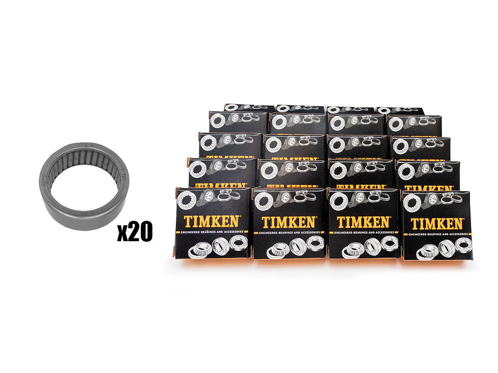 Workshop Pack of 20 Full Complement Inner Cam Bearings. Fits Milwaukee-Eight 2017up