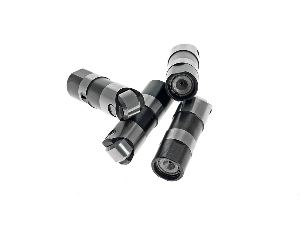 0.0015in. Oversized Race Lifters. Fits Twin Cam 1999-2017, Sportster & Buell 2000-2021 & Milwaukee-Eight 2017up.