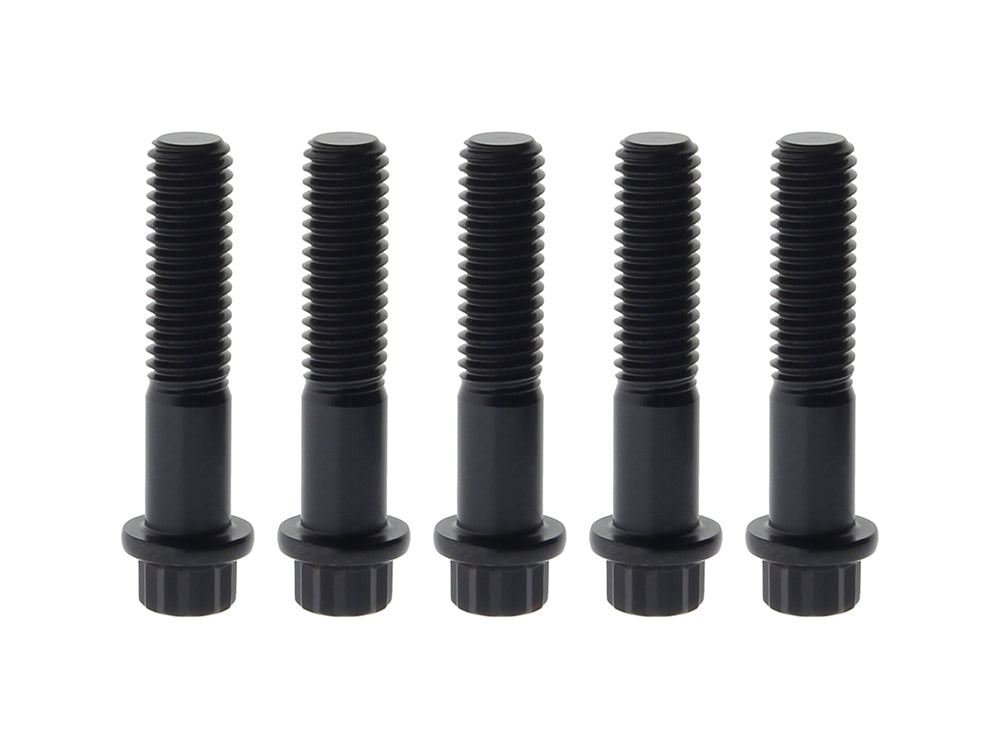 Rear Pulley Bolts - Black 12 Point ARP. 7/16in.-14 x 2.00in.