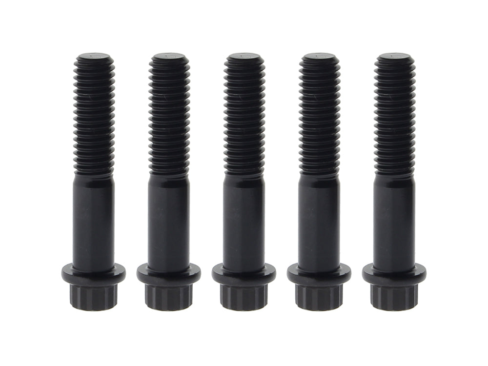 Rear Pulley Bolts - Black 12 Point ARP. 7/16in.-14 x 2.25in.