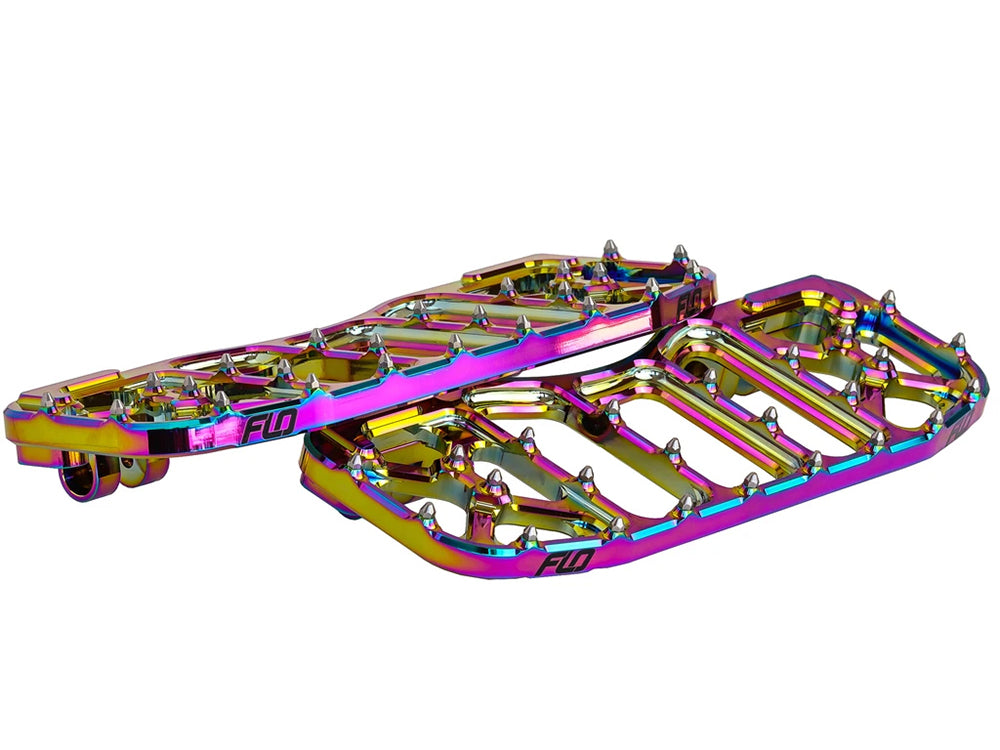 V5 Rider Floorboards - Jet Fuel. Fits Touring 1980up, FL Softail 1986-2017 & Dyna Switchback 2012-2016