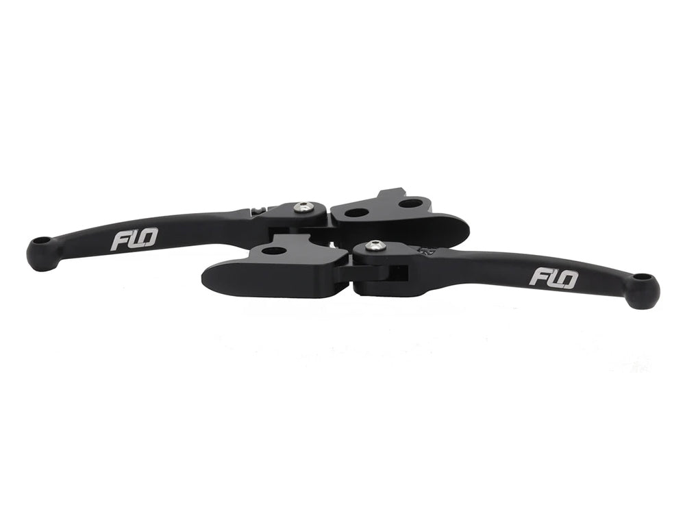 MX Levers - Black. Fits Softail 1996-2014, Dyna 1996-2017, Touring 1996-2007 & Sportster 1996-2003.