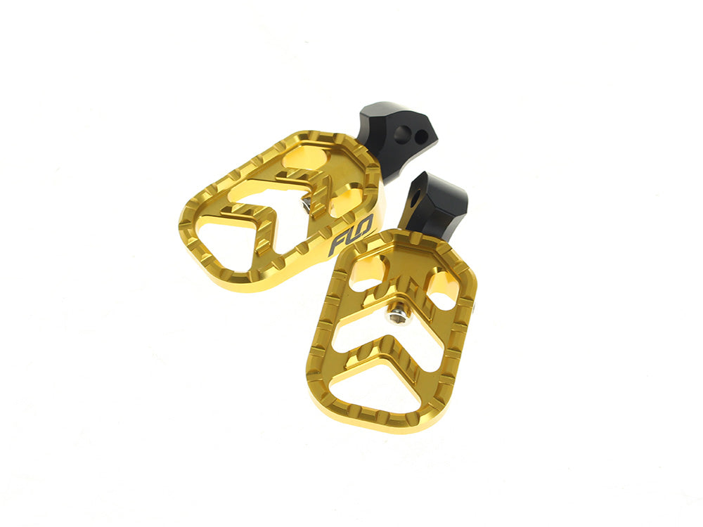 Savage Series Footpegs - Gold. Fits Softail 2018up Rear Passenger
