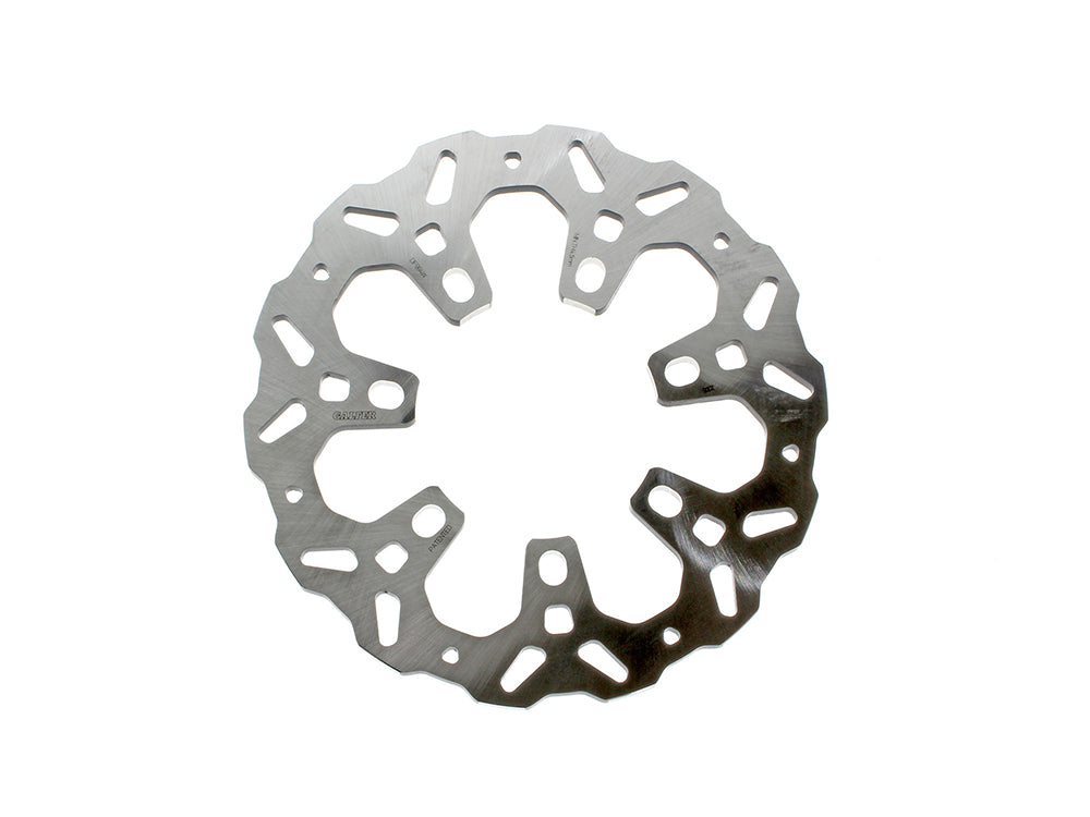 11.8in. Front Wave Disc Rotor - Stainless Steel. Fits Touring 'Limited' Models 2020-2023 with OEM Wheel.