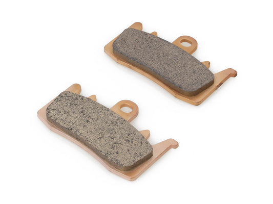 Front Brake Pads - Sintered Compound. Fits CVO 2023up, Pan America 2021up, Sportster S 2021up, LiveWire 2020 & Indian FTR1200 2019up, Challenger 2020up & Pursuit 2022up.