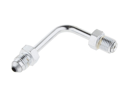 Adapter Fitting 3/8-24 Inverted Flare x 90 Degree Bend to AN3 Line