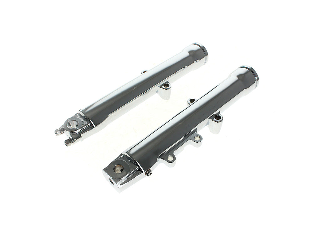 Fork Sliders - Chrome. Fits FX Softail 2000-2006 & Dyna Wide Glide 2000-2005