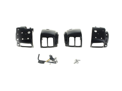 Handlebar Control Kit - Black. Fits Single Disc Softail 2011-2014 & Dyna 2012-2017