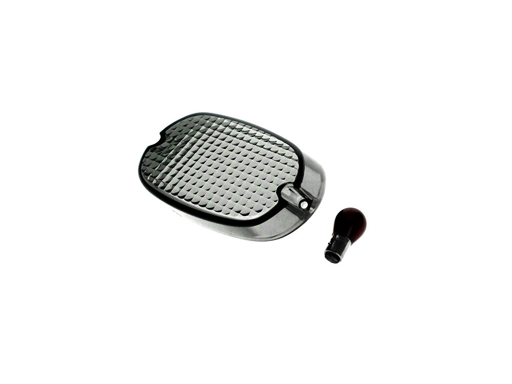 Taillight Lens - Smoke Low Profile. Fits most Big Twin & Sportster 1973-1998.