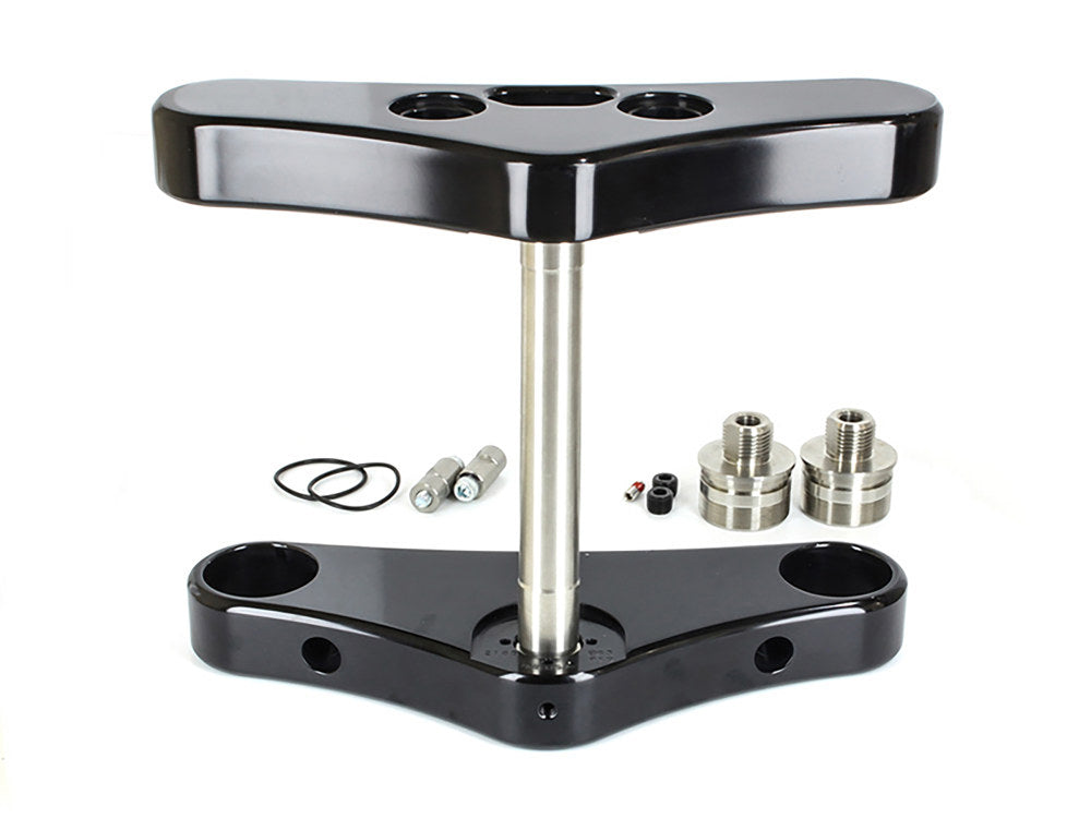 6 Degree Raked Wide Glide Triple Tree Kit - Black. Fits Breakout 2013-2017 with 26in. Wheel Upgrade.