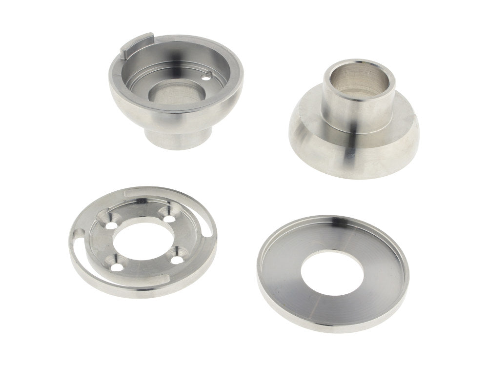 Hidden Fork Stop Kit. Fits Big Twin 1936-1988 & Custom Frames with Press in Frame Cups.