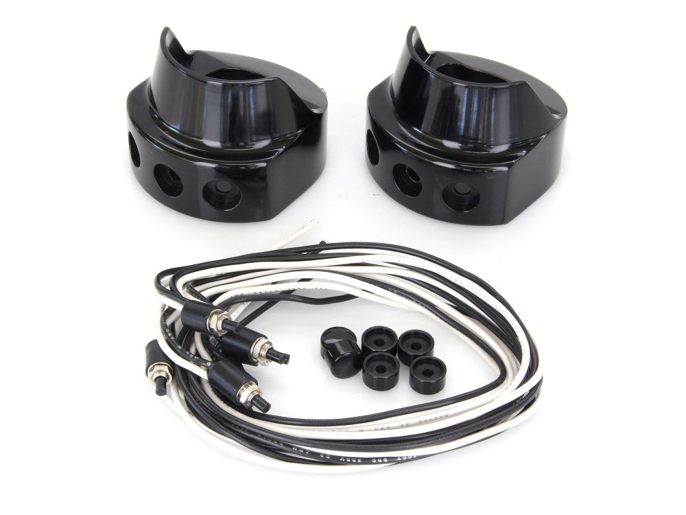 Left & Right Handlebar Switch Assembly - Black