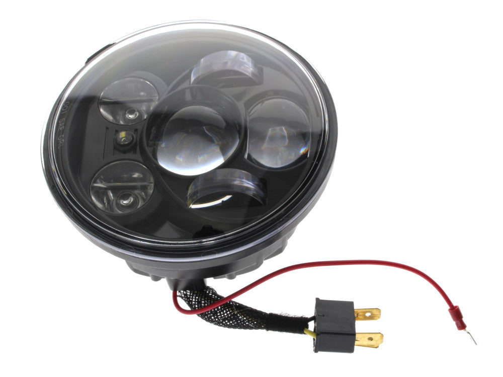 5-3/4in. LED HeadLight Insert with Parker - Black. Fits Most H-D with 5-3/4in. Headlight. Will not fit M8 Softail models.