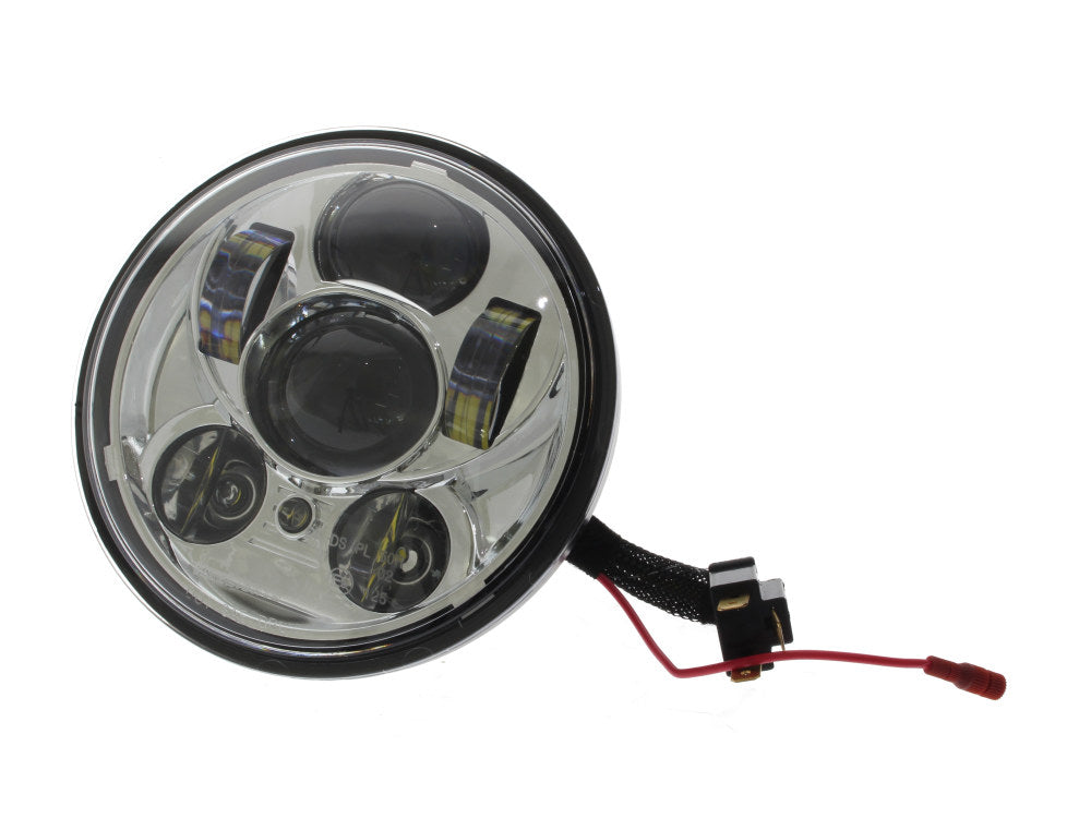 50w 5-3/4in. Headlight with Parker Light - Chrome. Fits most Yamaha.