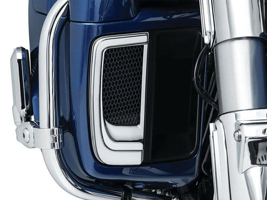 FusionFX Lower Fairing LED Lights - Chrome. Fits Touring 2014up with Lower Fairing