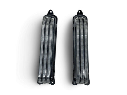 LED CVO Taillight Panels - Red Run/Brake, Amber Turn, Smoke Lenses. Fits CVO Touring 2014up.