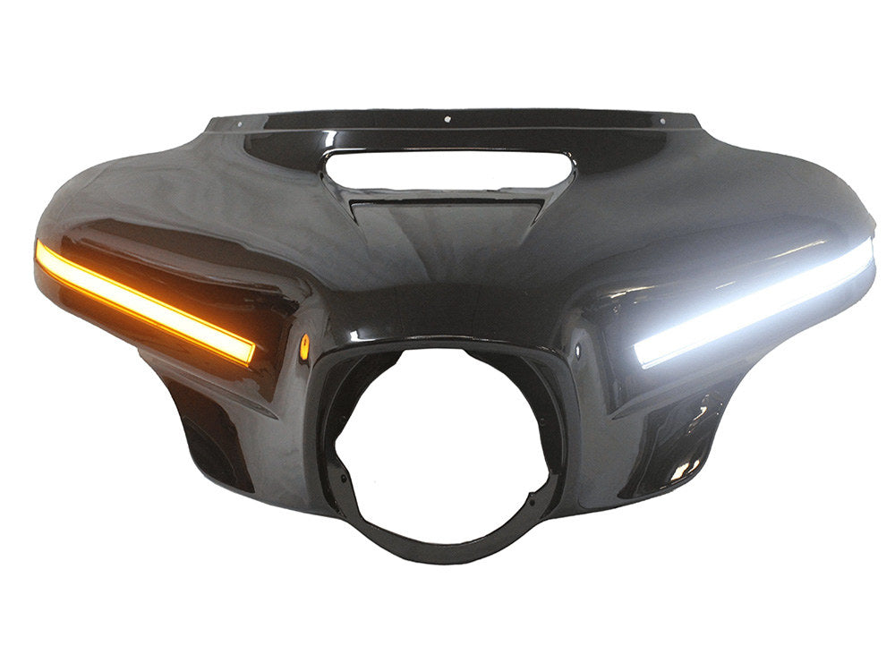 2023 CVO Street Glide Style LED Fairing - Black. Fits Touring 2014up.