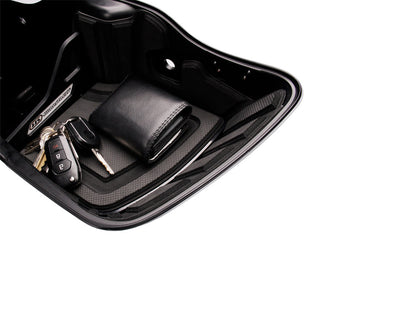 Ryt-There Saddle Bag Shelf - Grey. Fits Touring 2014up Left & Right Bags.