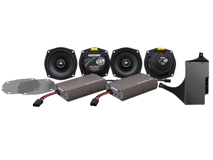Hogtunes XL, 450 Watt Amp x 4 Speaker Kit. Fits Ultra Classic 1998-2013 & Tri Glide Ultra 2009-2013