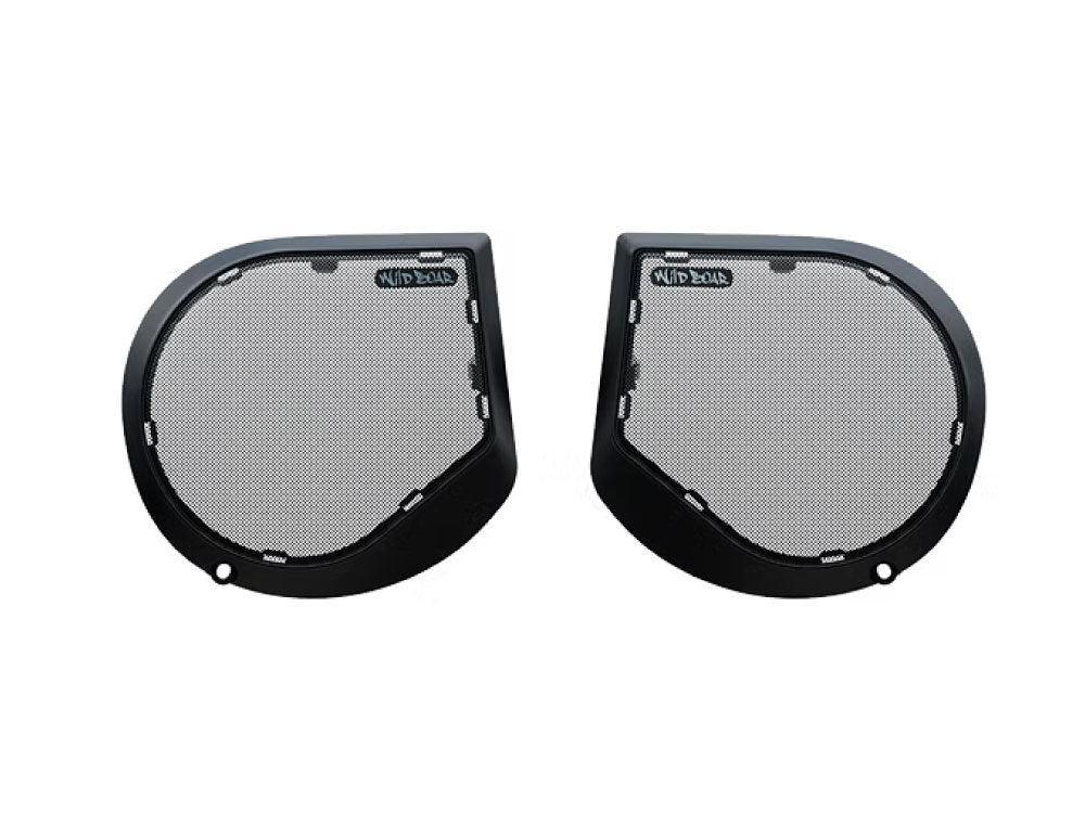 Upgraded Metal Mesh Speaker Grills - Black. Fits Street Glide 2024up